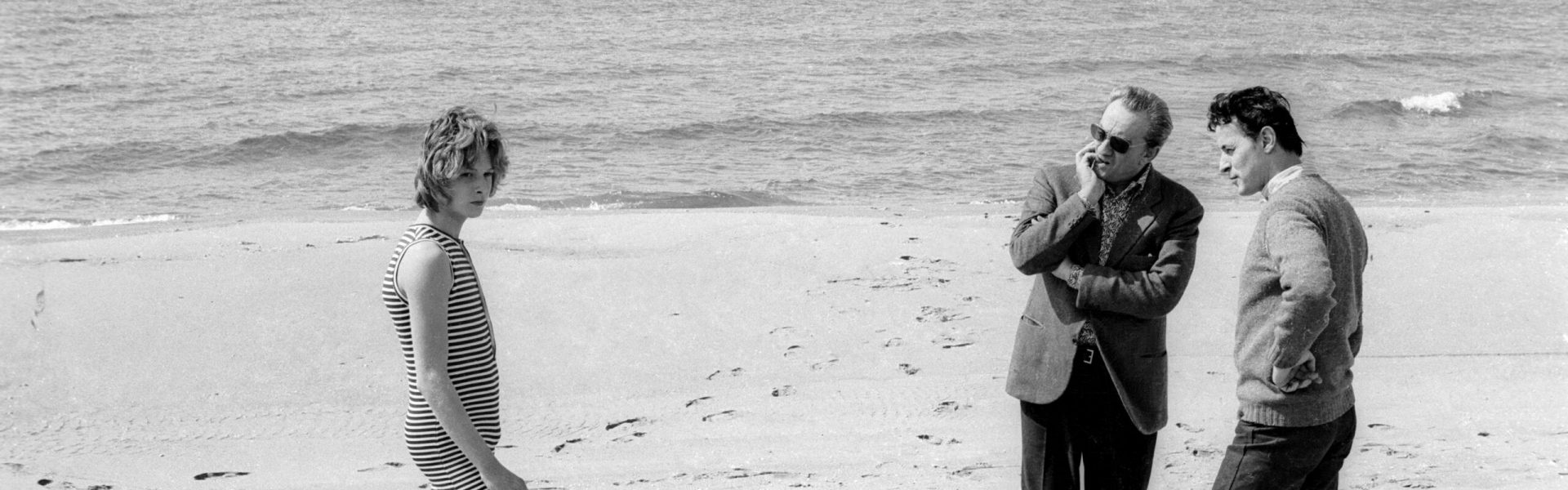 Bjorn_and_Visconti_shooting_Beach_Morte_a_Venezia_Copyright_Mario_Tursi_1970